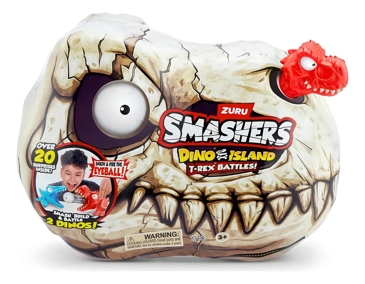 Huevo Dino Island T-rex Battle Smashers Zuru Mundo Magico