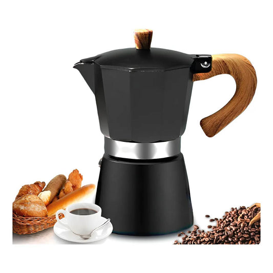 Cafetera Italiana Espresso 6 Tazas Aluminio Colores