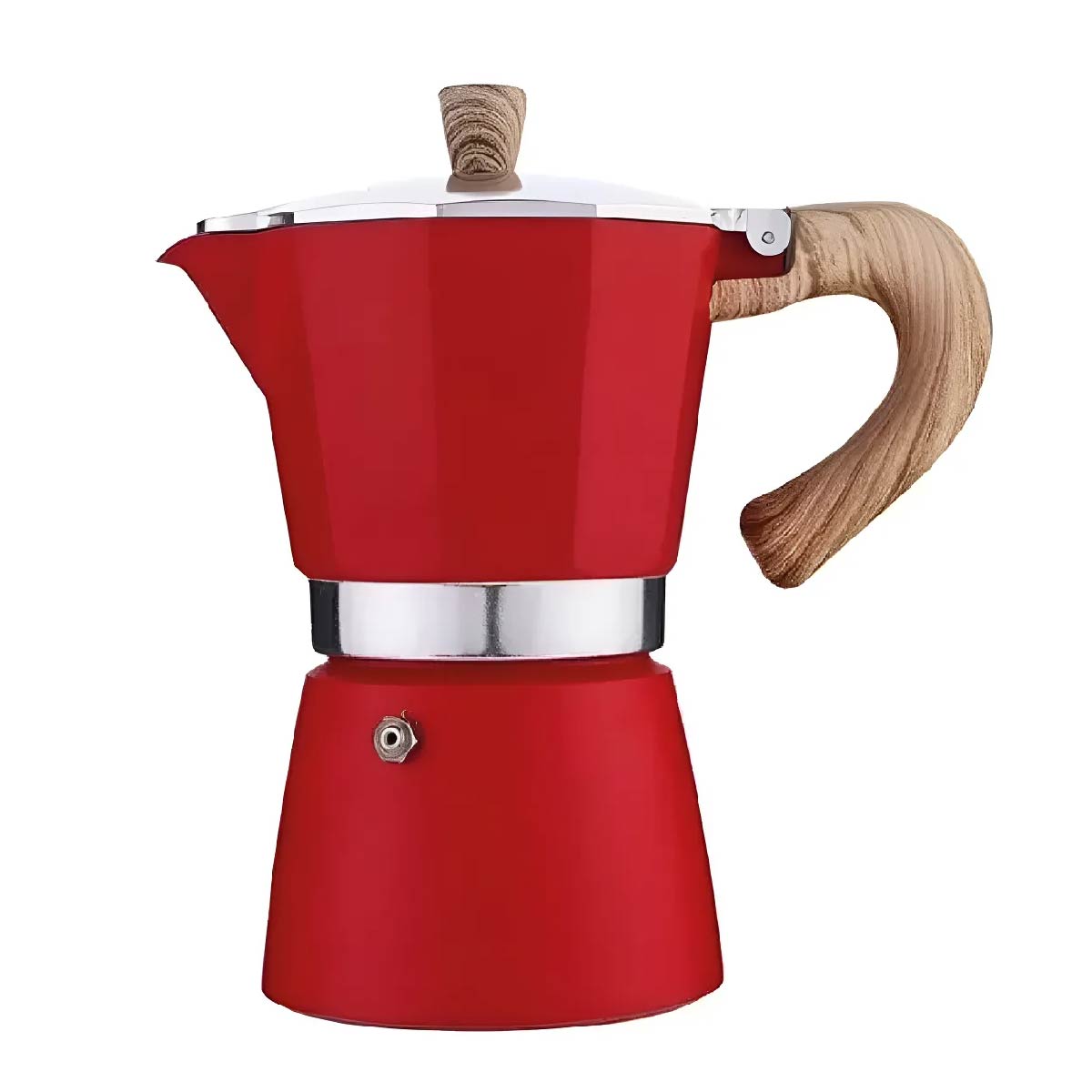 Cafetera Italiana Espresso 6 Tazas Aluminio Colores