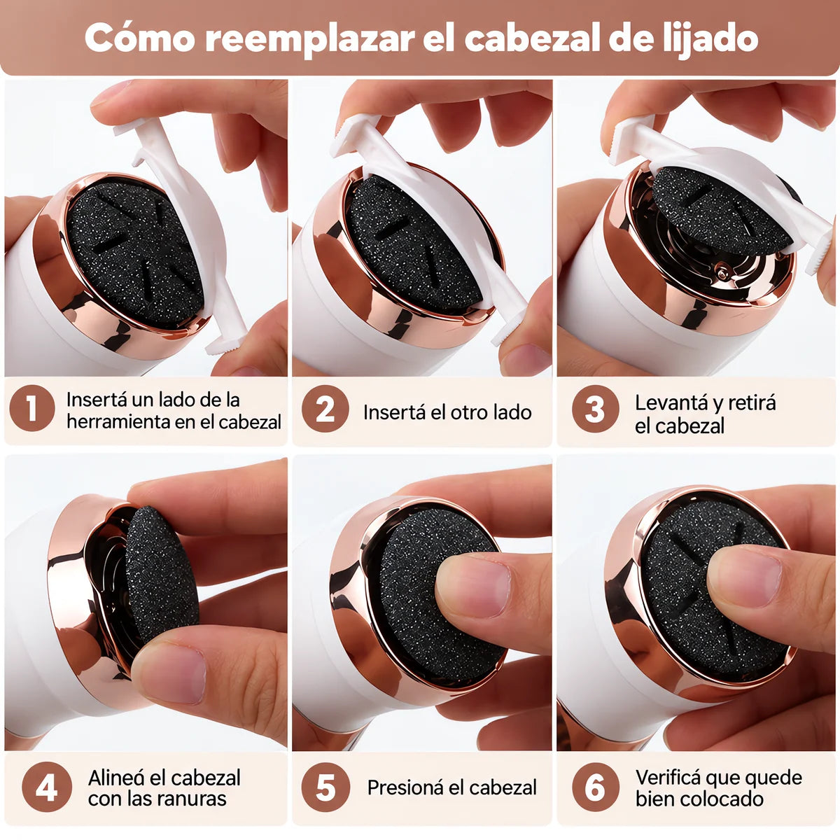 Kit Removedor Eliminador De Callos Profesional Recargable Accesorios