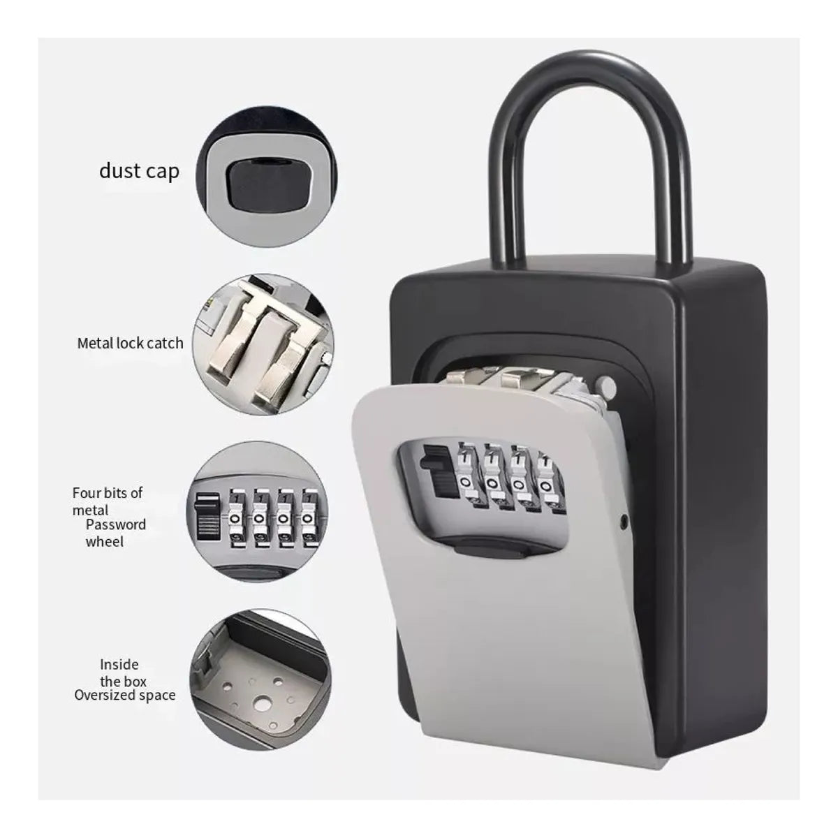 Caja Porta Llaves Con Código / Con Candado Seguridad