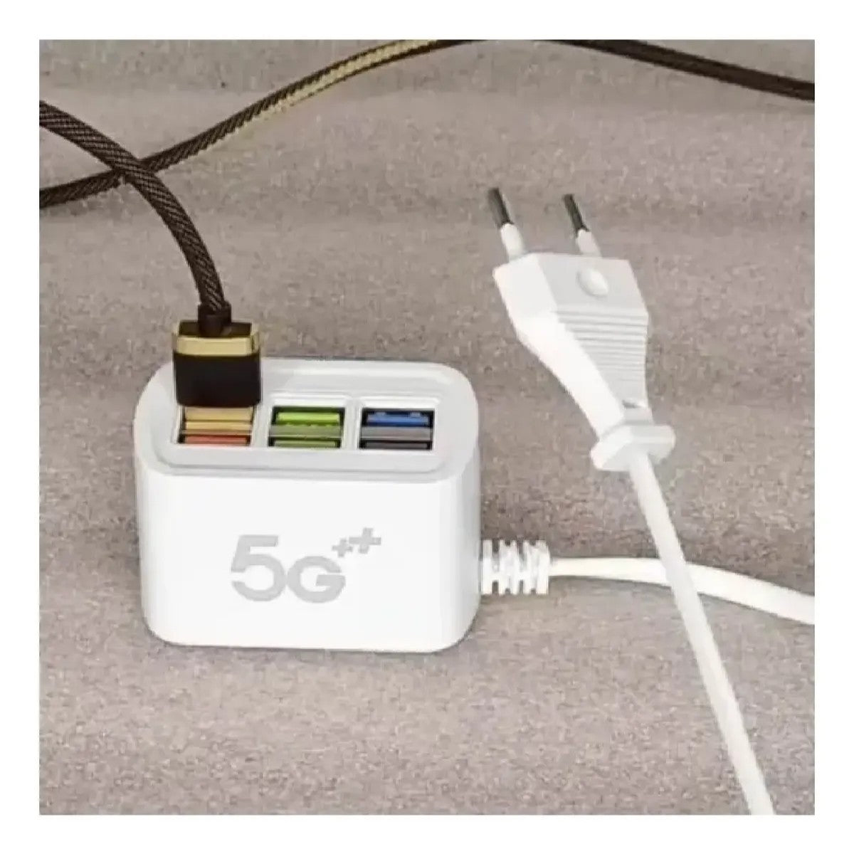 Zapatilla cargador USB de 6 puertos 3.1A - foto 3