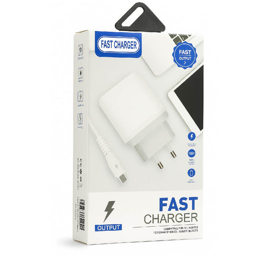 Cargador Rápido Cable Universal Integrado Puerto Usb Libre