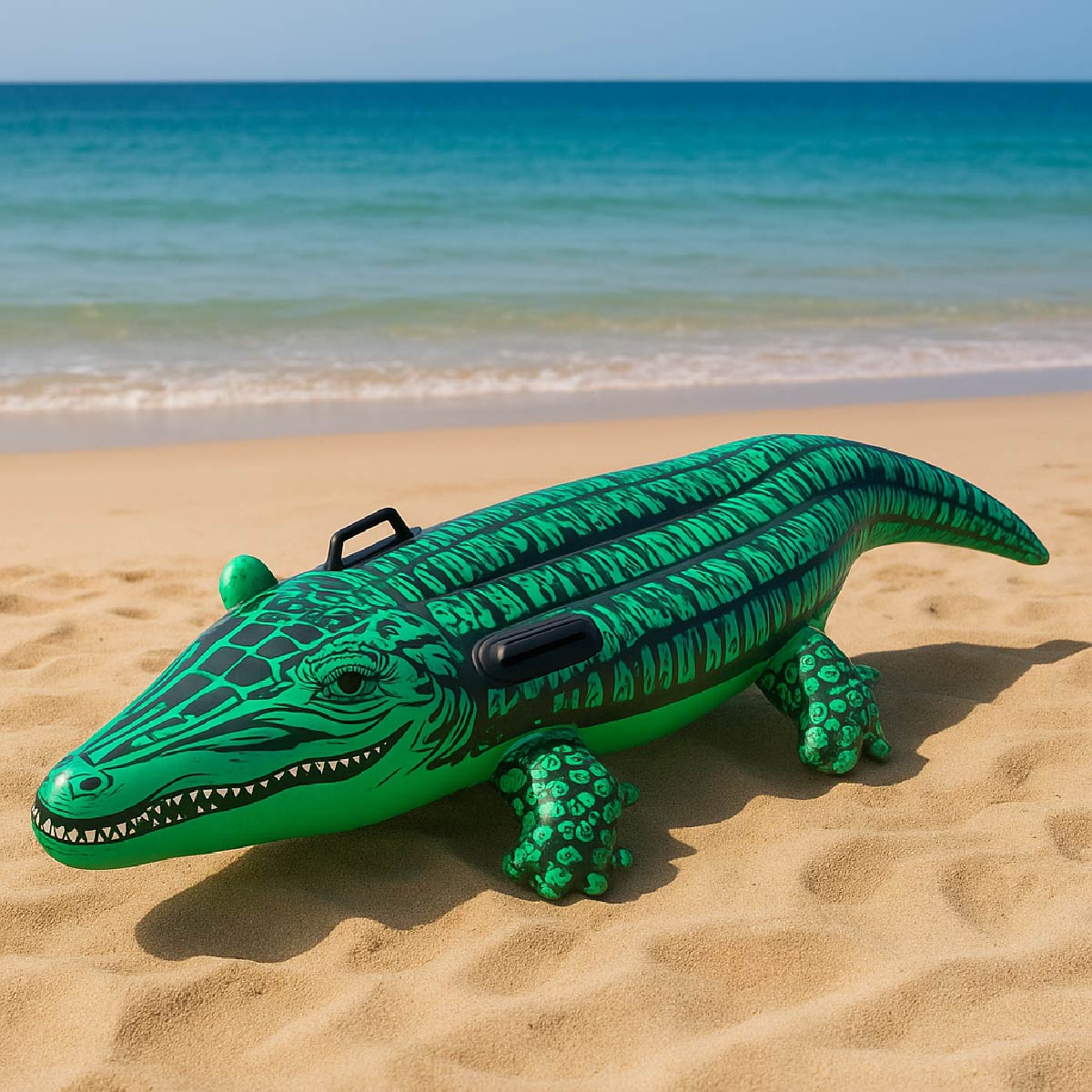 Cocodrilo Inflable Para Piscinas Y Playa Flotador