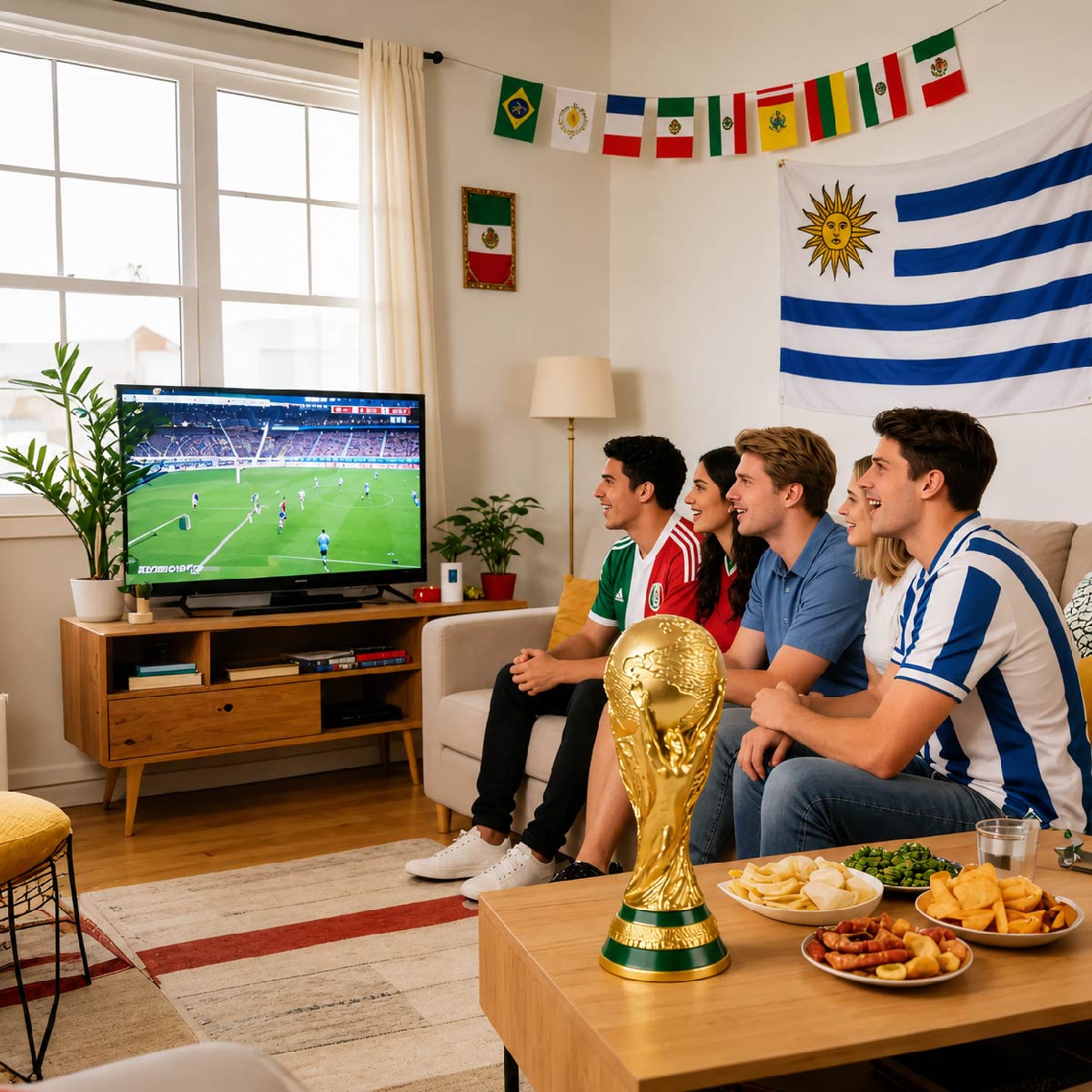 Copa Trofeo Mundial De Fútbol Réplica 37cm Colección 2026