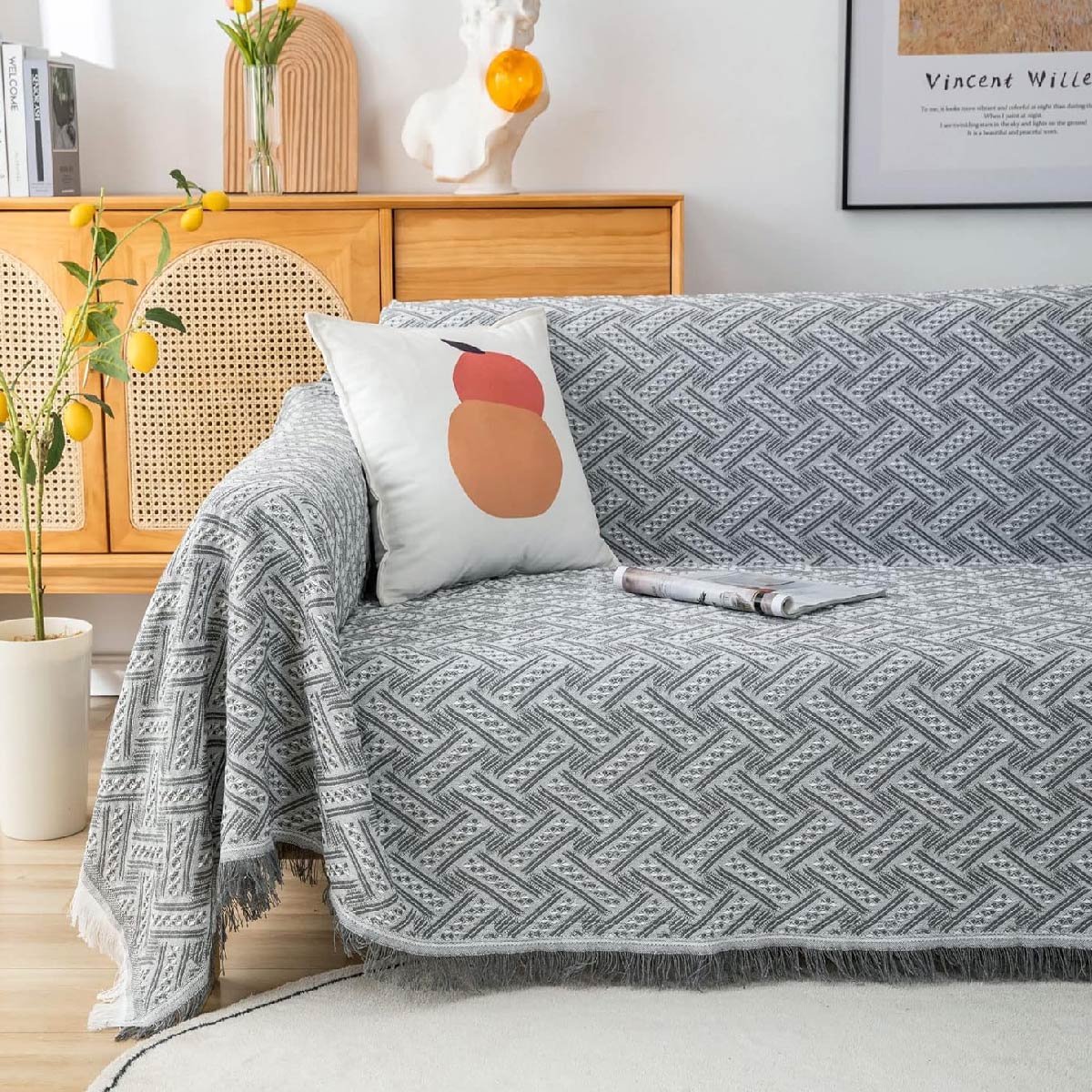 Manta Para Sillon/pie De Cama/cubre Sillón