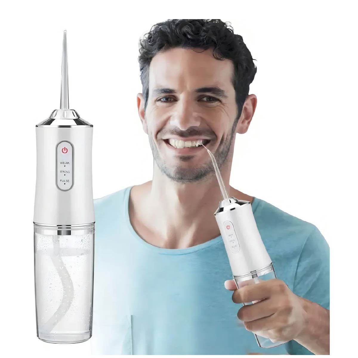 Cuidado Dental Irrigador Dental Dientes Limpiador De Dientes Color Blanco