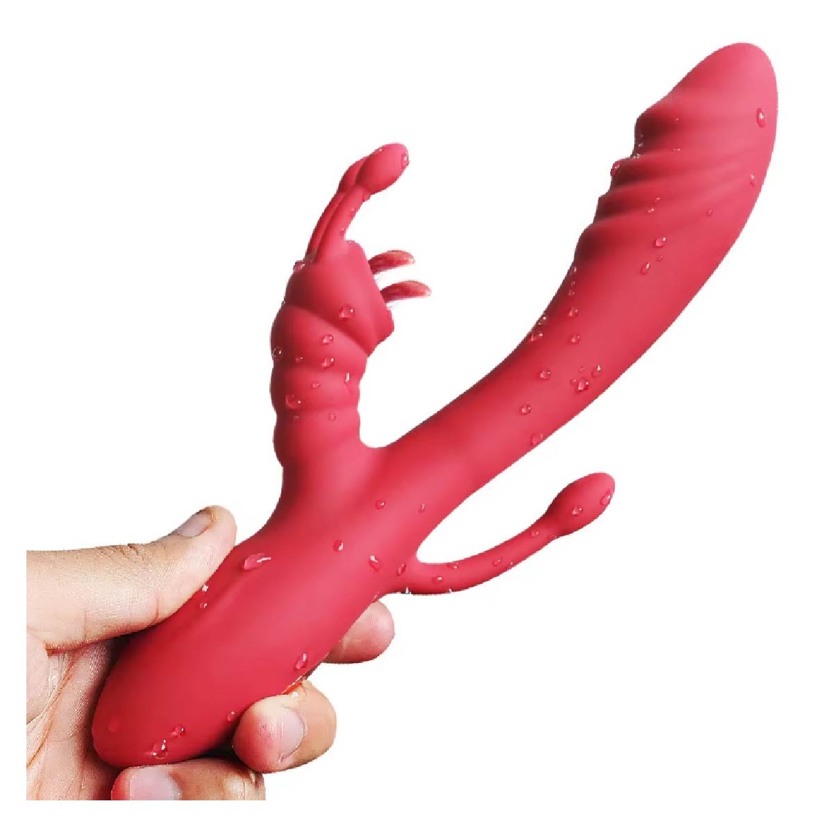 Consolador C/masajeador Clítoris Punto G Vibrador Dildo Ano