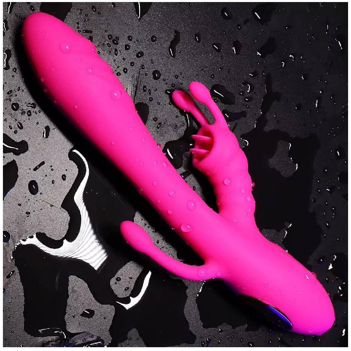 Consolador C/masajeador Clítoris Punto G Vibrador Dildo Ano