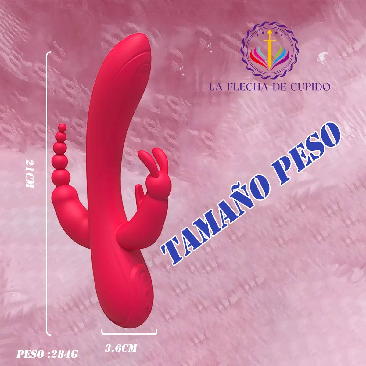 Consolador C/masajeador Clítoris Punto G Vibrador Dildo Ano