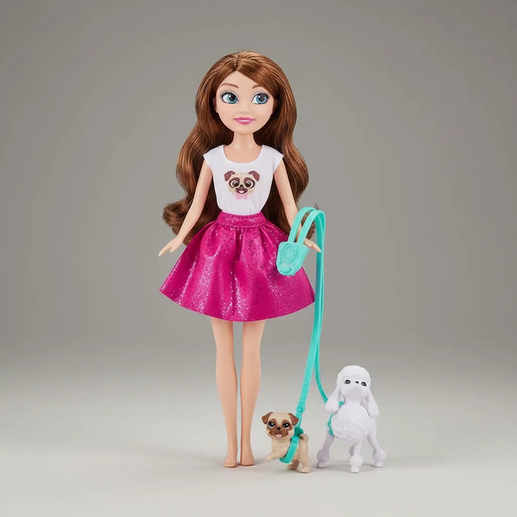 Muñeca Sparkle Girlz Princess Zuru Con Mascotas Y Accesorios