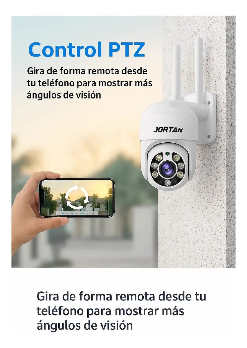 Cámara Exterior Wifi 2mp Domo Audio Zoom Micrófono Parlante