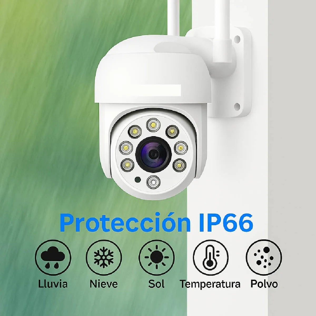 Cámara Exterior Wifi 2mp Domo Audio Zoom Micrófono Parlante