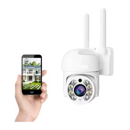 Cámara Exterior Wifi 2mp Domo Audio Zoom Micrófono Parlante