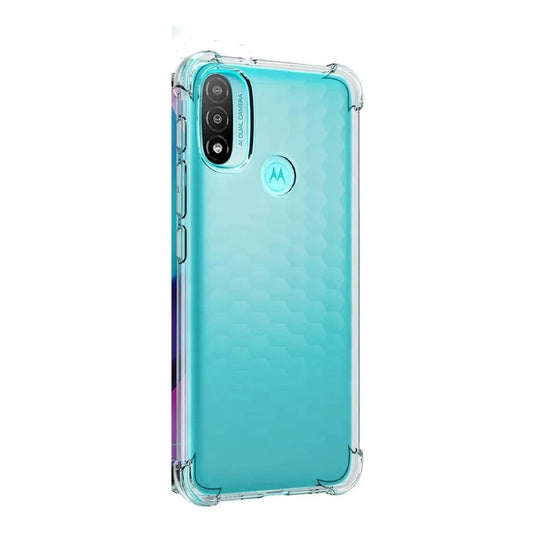 Protector Transparente AntiShock Con Bordes Reforzados Para Moto E20