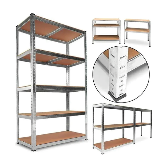 Estanteria Metalica Multiuso 180 Cm - Estantes En Mdf