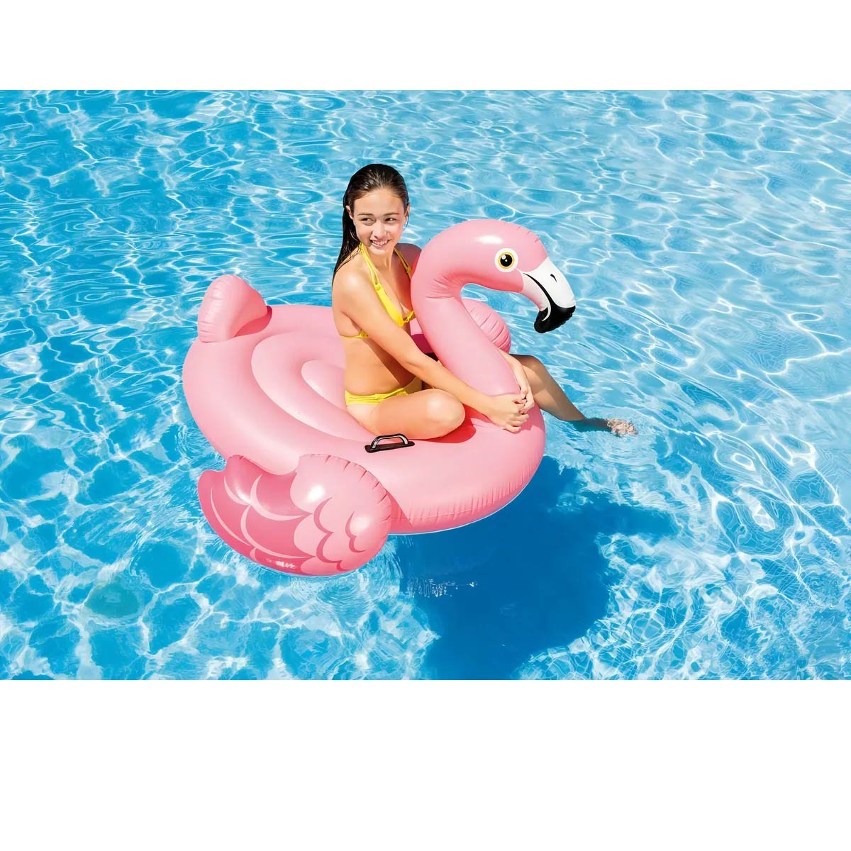 Colchoneta Isla Flamenco Inflable 142cm Flotador