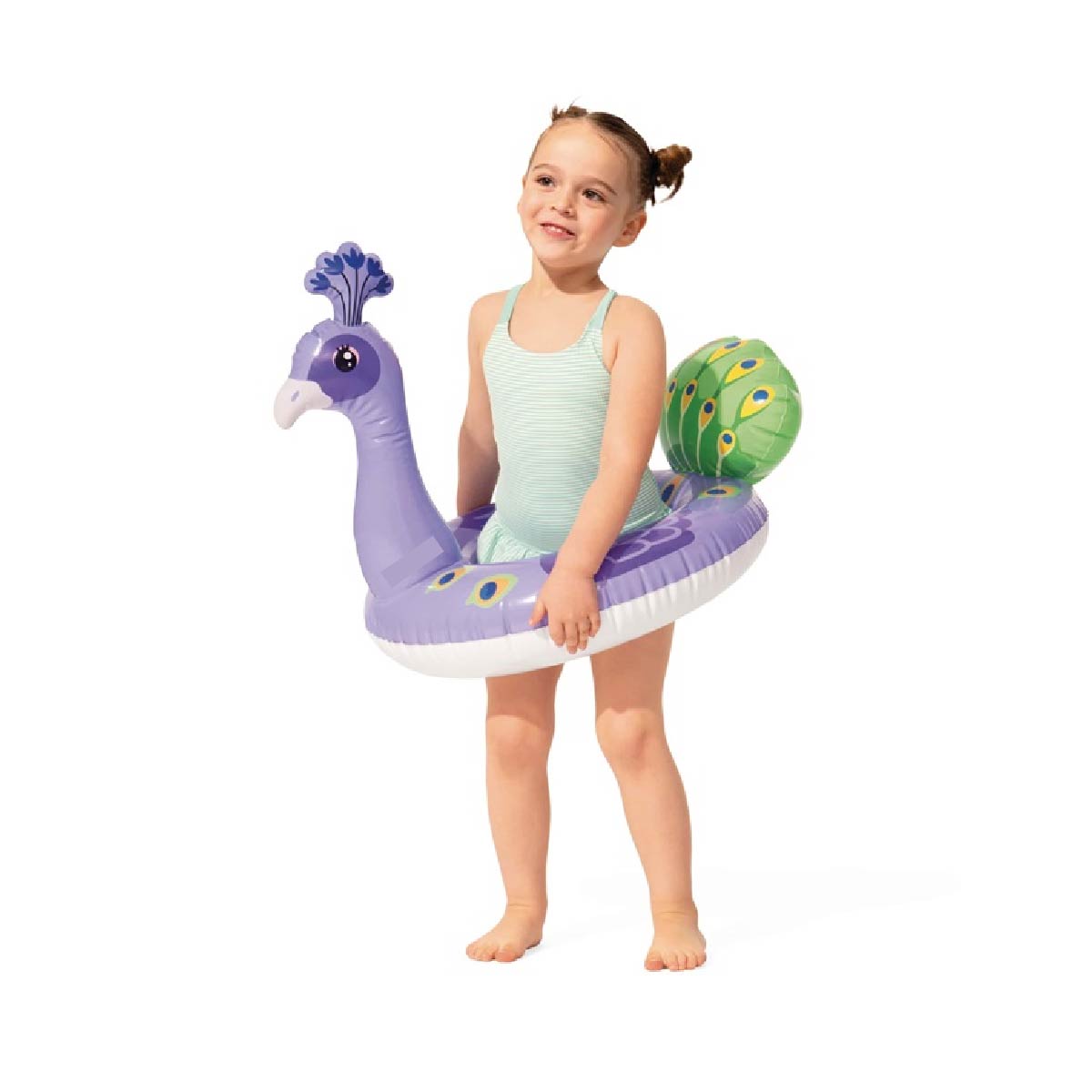 Salvavidas Inflables Flotador De Aro Para Niños Pavo Real - Lila