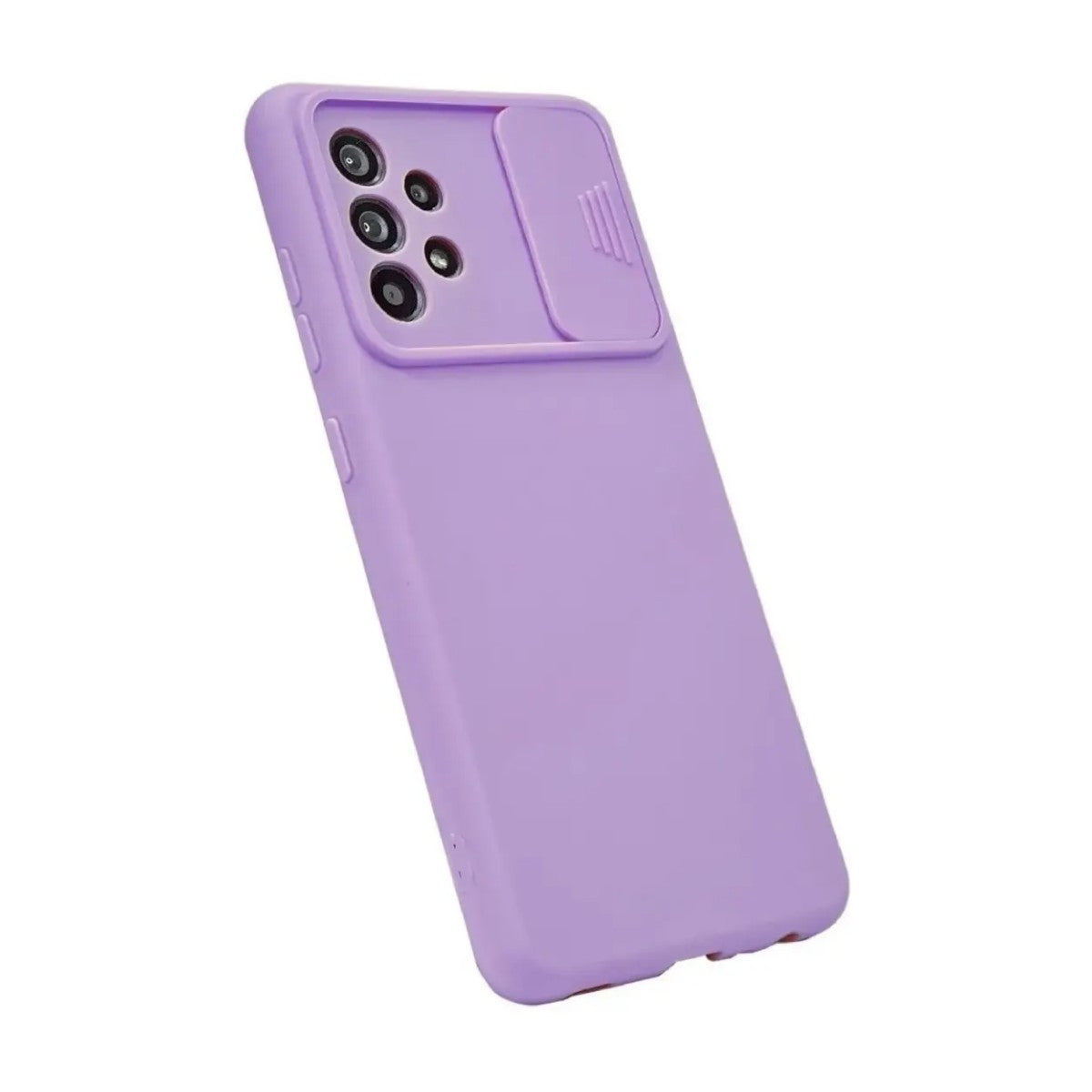 Funda Samsung A32 4G con cubre cámara - lila pastel