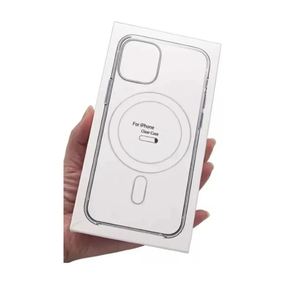 Funda Protectora Transparente Compatible MagSafe Para iPhone 14 / 14 Plus / 14 Pro / 14 Pro Max