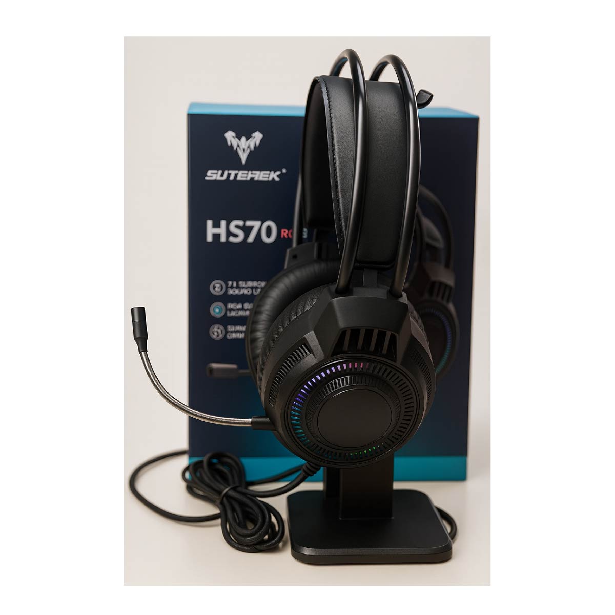 Auriculares Gamer RGB 7.1 con Micrófono – Sonido Pro para tus Partidas