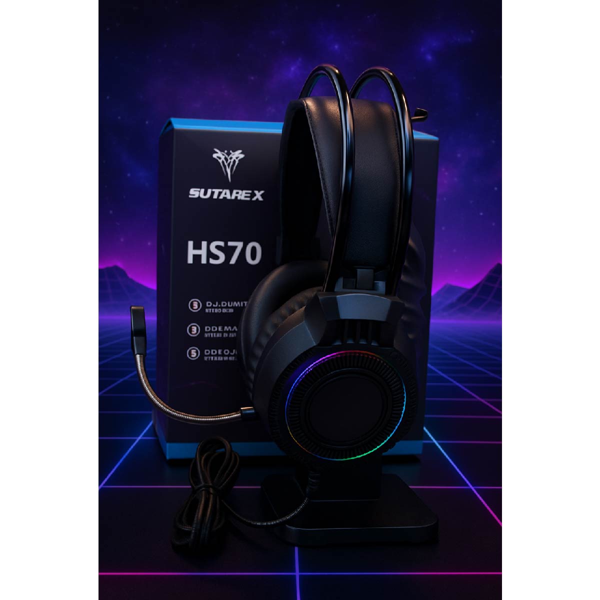 Auriculares Gamer RGB 7.1 con Micrófono – Sonido Pro para tus Partidas