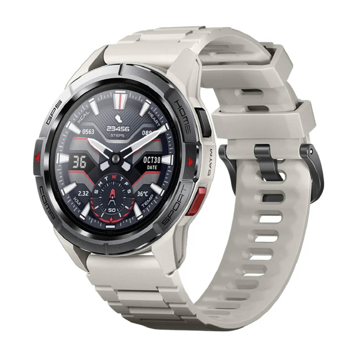 Reloj Smartwatch Mibro Gs Active 1.3 400mah Blanco