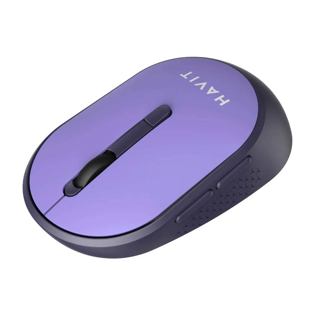 Mouse Inalámbrico Havit Ms78gt , 1200 , 2400 Y 3200dpi lila