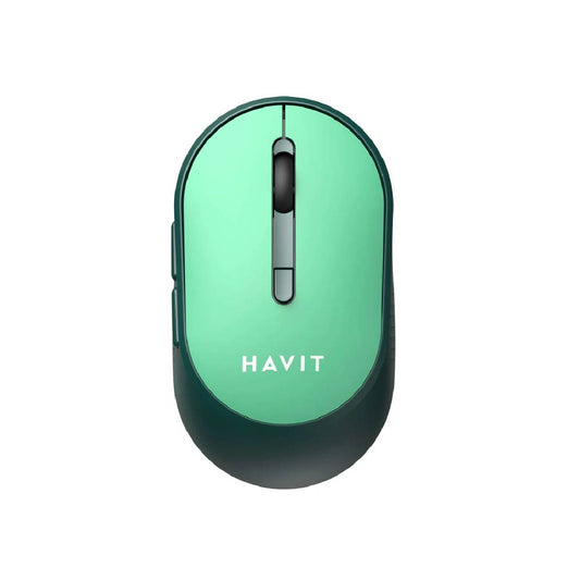 Mouse Inalámbrico Havit Ms78gt , 1200 , 2400 Y 3200dpi verde