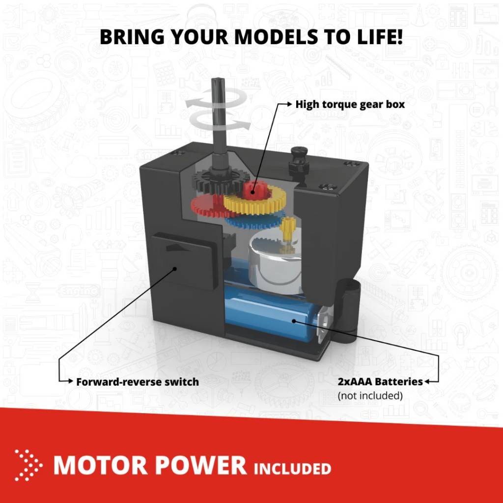 Helicoptero Engino Inventor 90 En 1 Set Motorizado