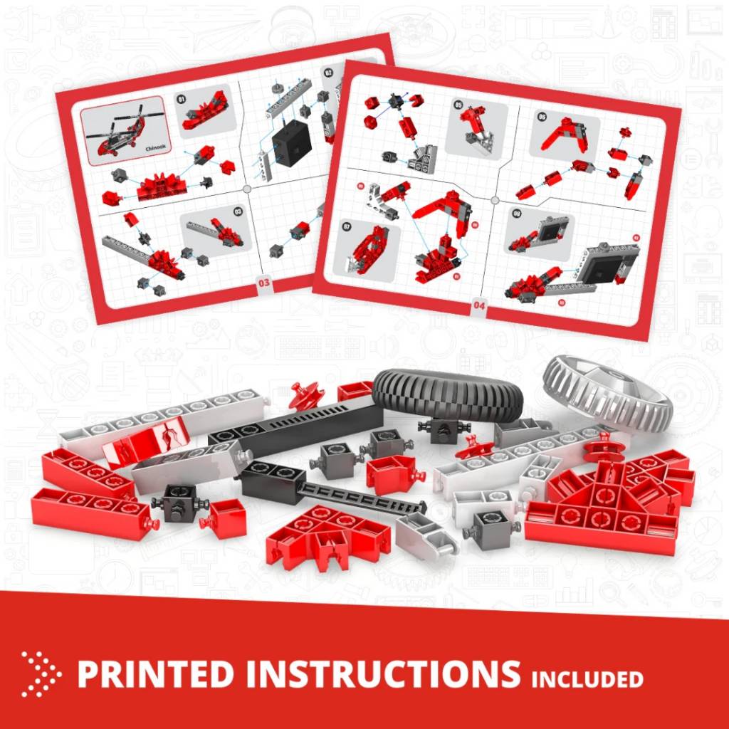 Helicoptero Engino Inventor 90 En 1 Set Motorizado