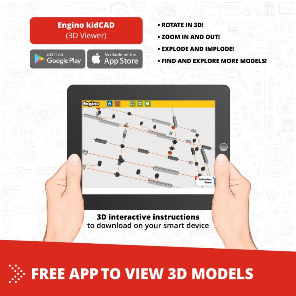 Helicoptero Engino Inventor 90 En 1 Set Motorizado