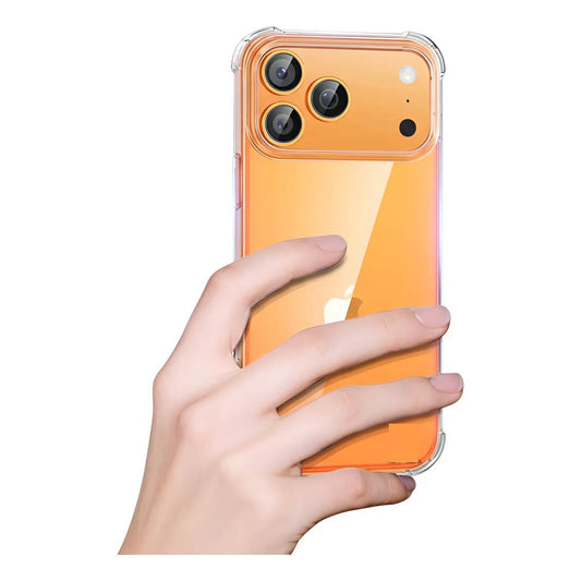 Carcasa Transparente Antishock Con Bordes Reforzados Para iPhone 17 Pro