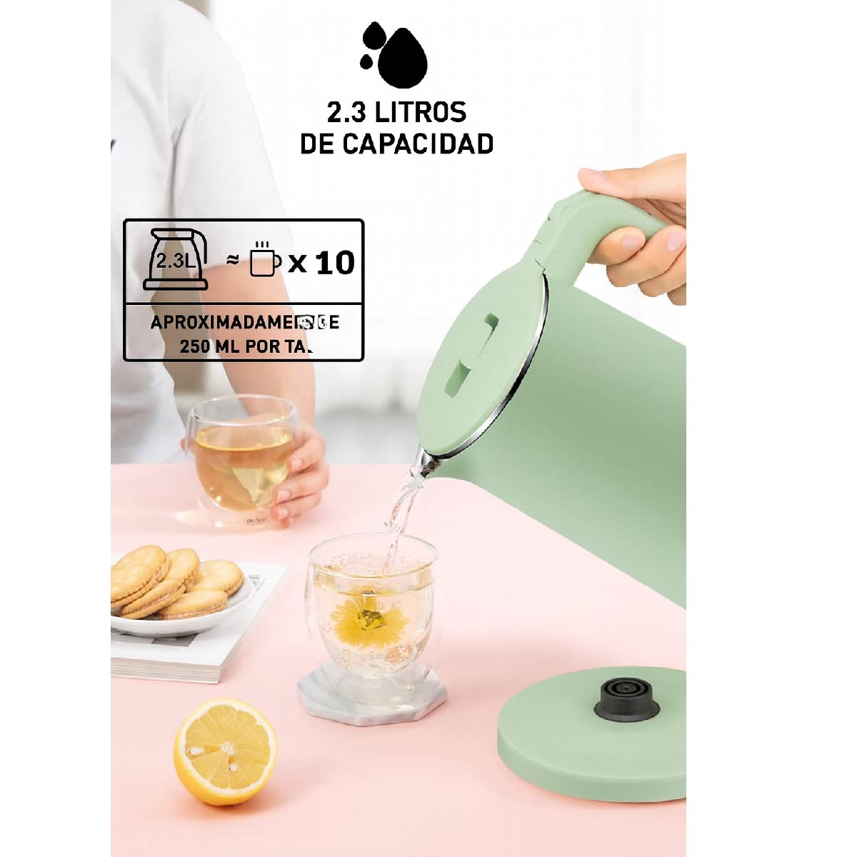 Jarra Electrica Electric Kettle 2.3 Litros