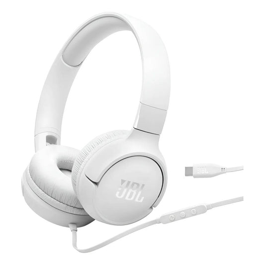 Auriculares Audífonos Jbl Tune 520 Con Cable Tipo C White