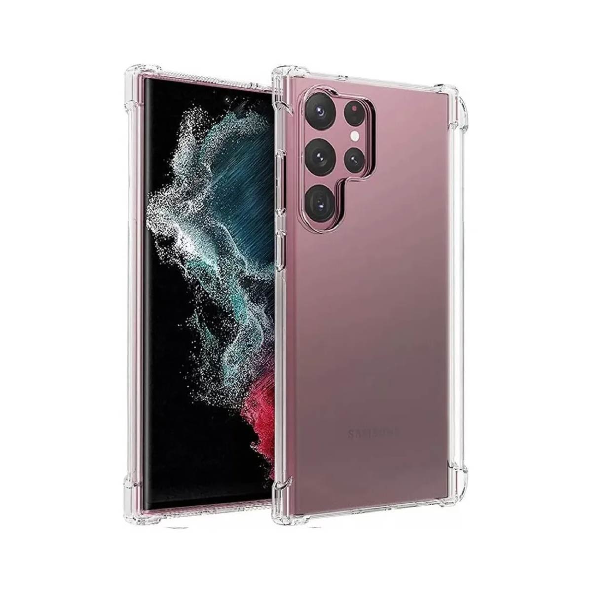 Protector Transparente AntiShock Con Bordes Reforzados Para Samsung S25 Ultra