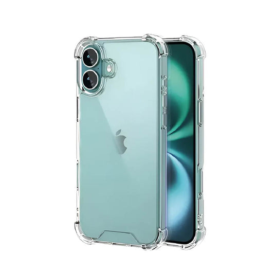 Protector Transparente AntiShock Con Bordes Reforzados Para iPhone 16