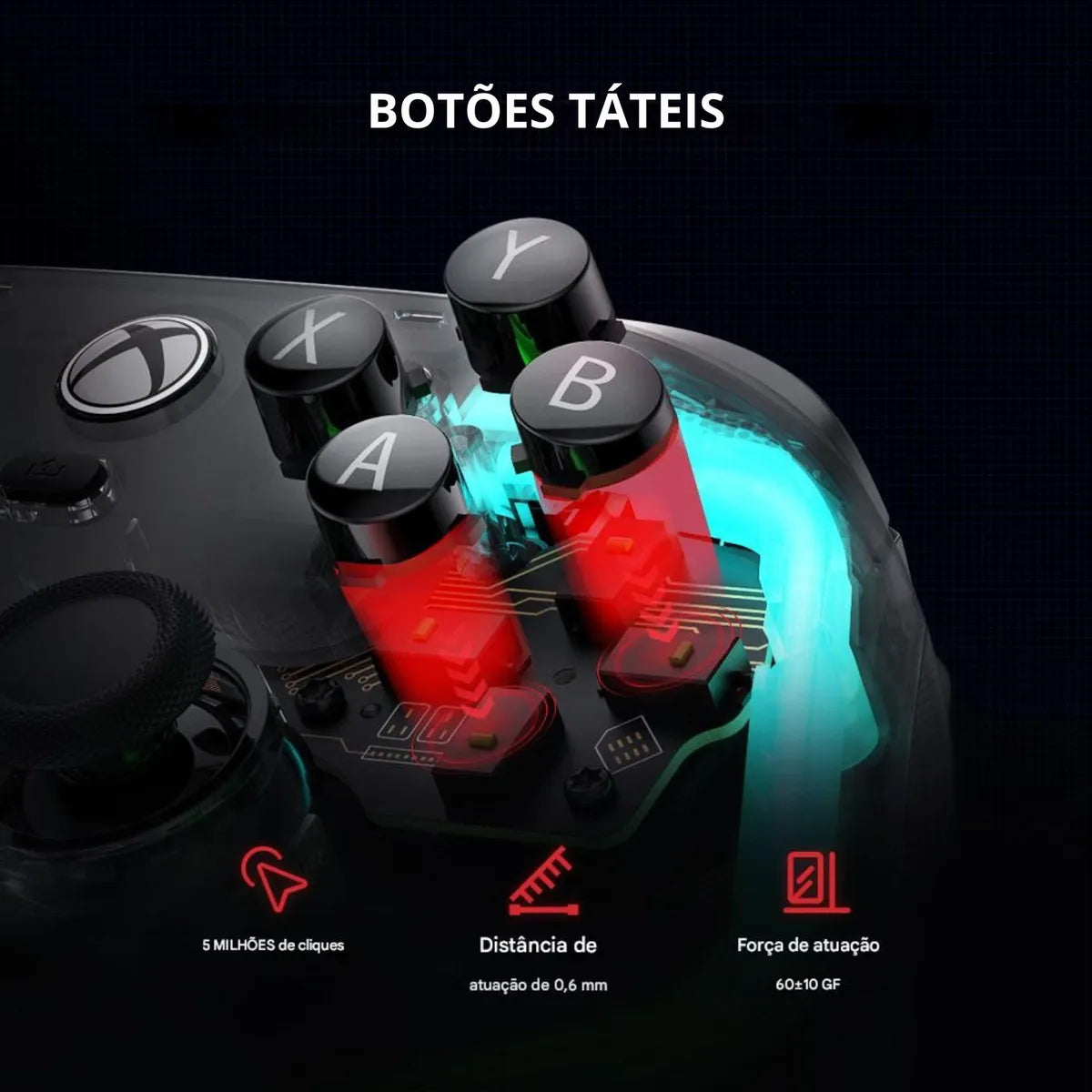 Joystick Gamesir Kaleid Controlador C/ Efecto Hall Xbox X|s