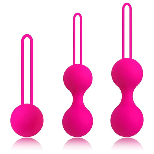 Kit Bolas De Kegel Chinas, Kit De 3 Peso Progresivo