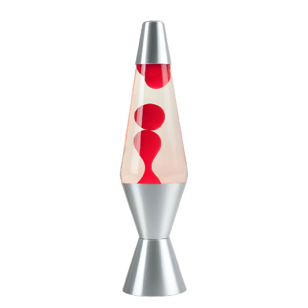 Lampara De Lava Cónica De Aluminio 30w Veladora Colores