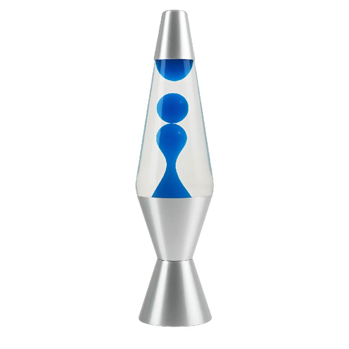 Lampara De Lava Cónica De Aluminio 30w Veladora Colores
