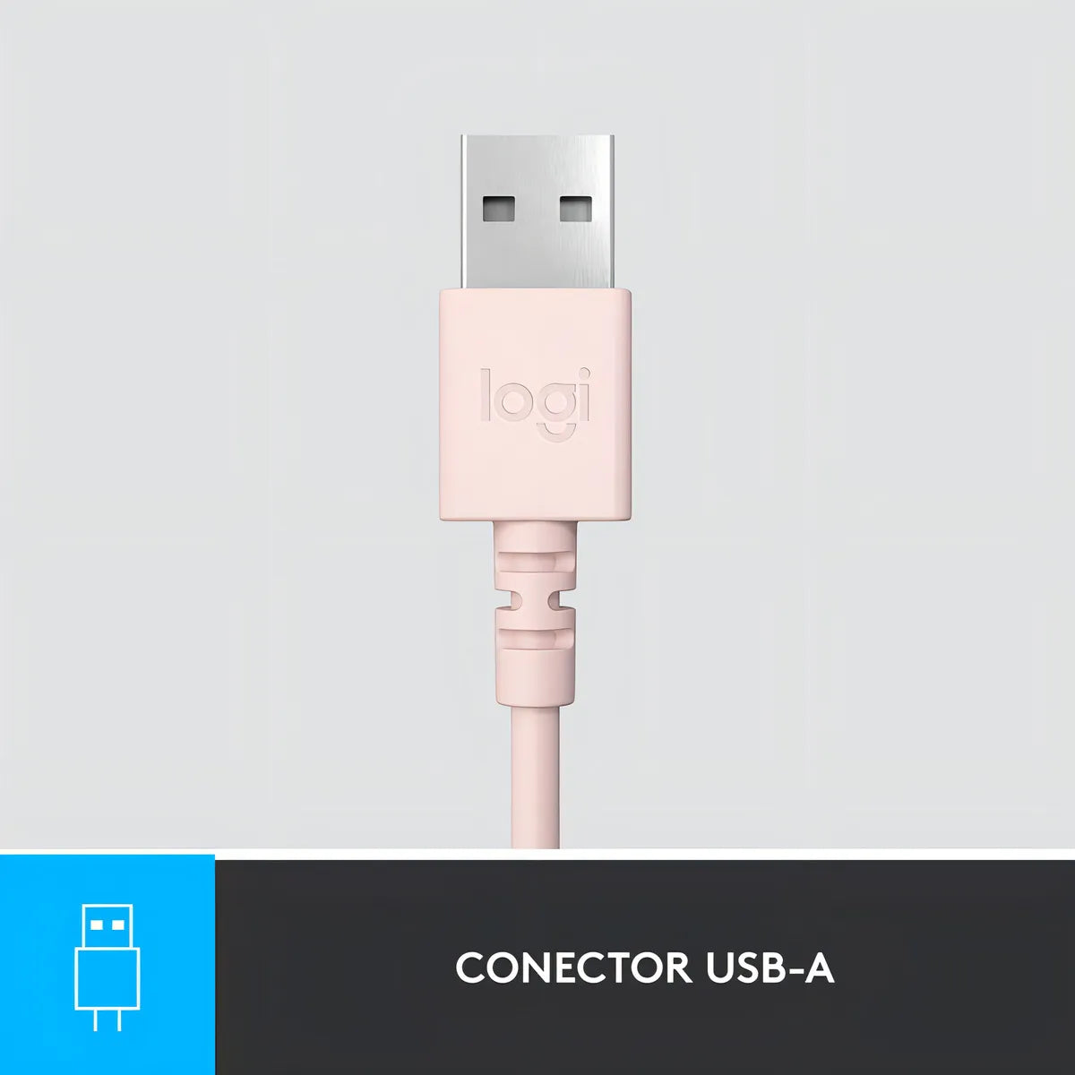 Auriculares USB Logitech H390 Rose