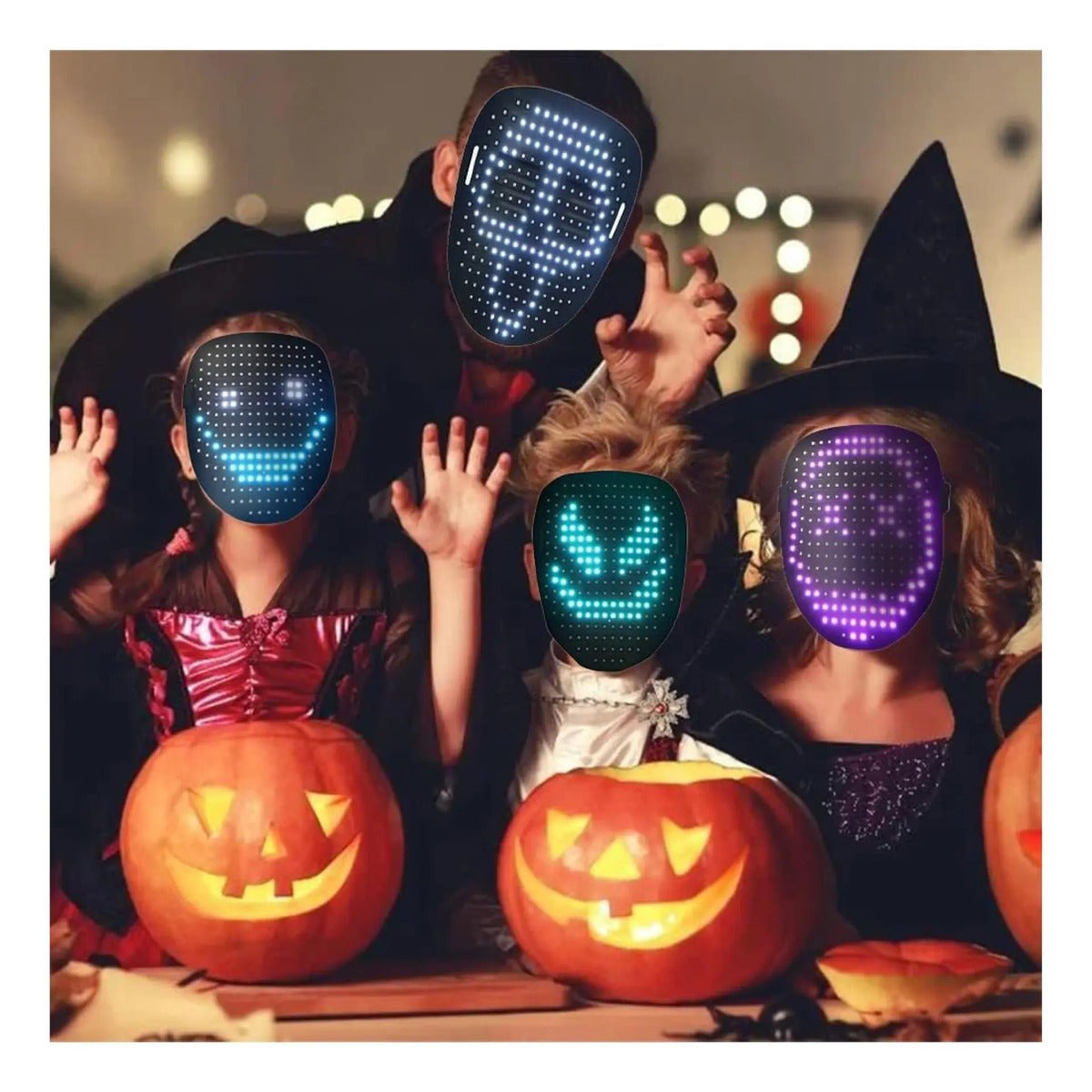 Máscara LED RGB