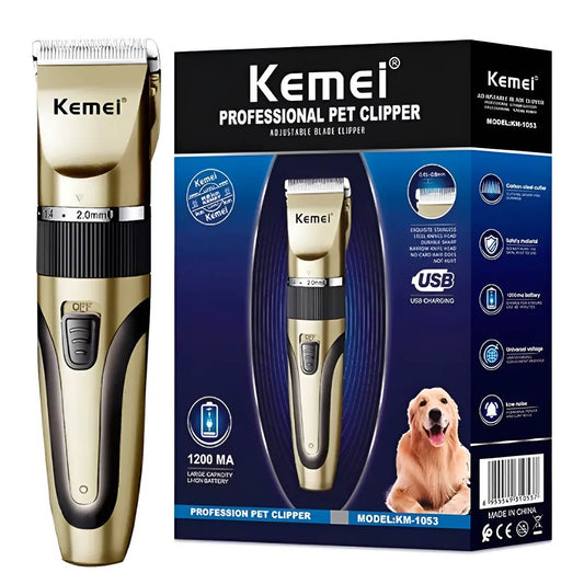 Máquina Profesional Kemei Para Mascotas, Perros Y Gatos