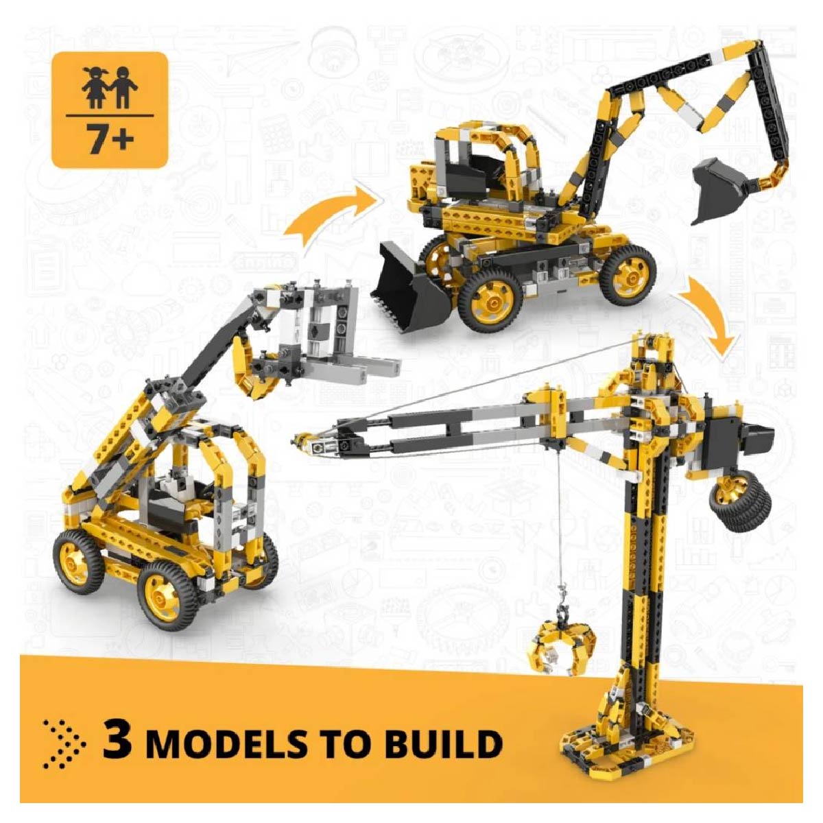 Bloques Para Armar Engino Inventor Motorized 328 Piezas