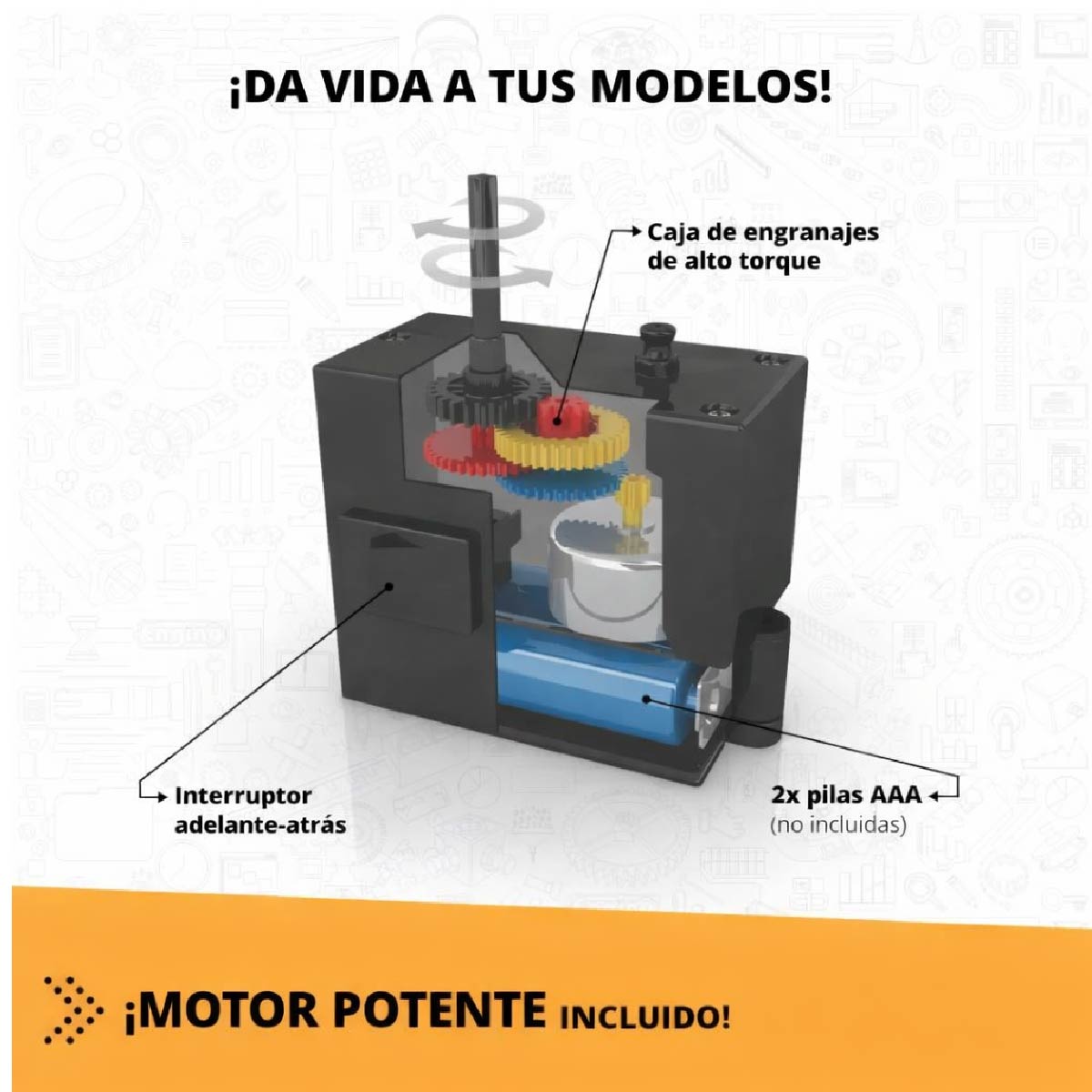 Bloques Para Armar Engino Inventor Motorized 328 Piezas