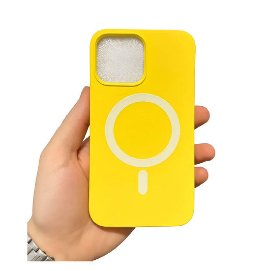 Funda Protectora Silicona Magsafe Para iPhone 13 Comun