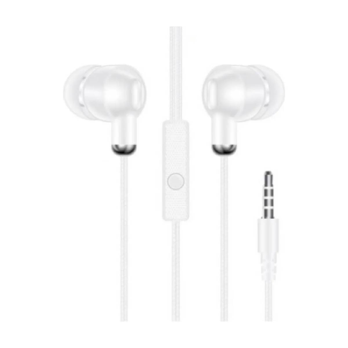 Auriculares Stereo Cable Anti-enredo Y Micrófono Hi-fi 3,5