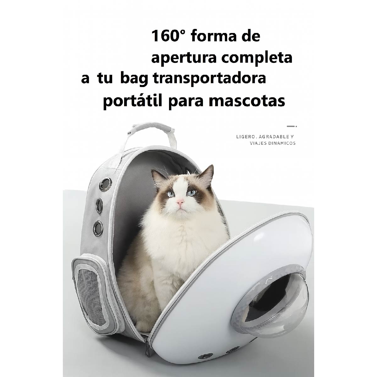 Mochila Transportadora Mascotas Perro Gato astronauta