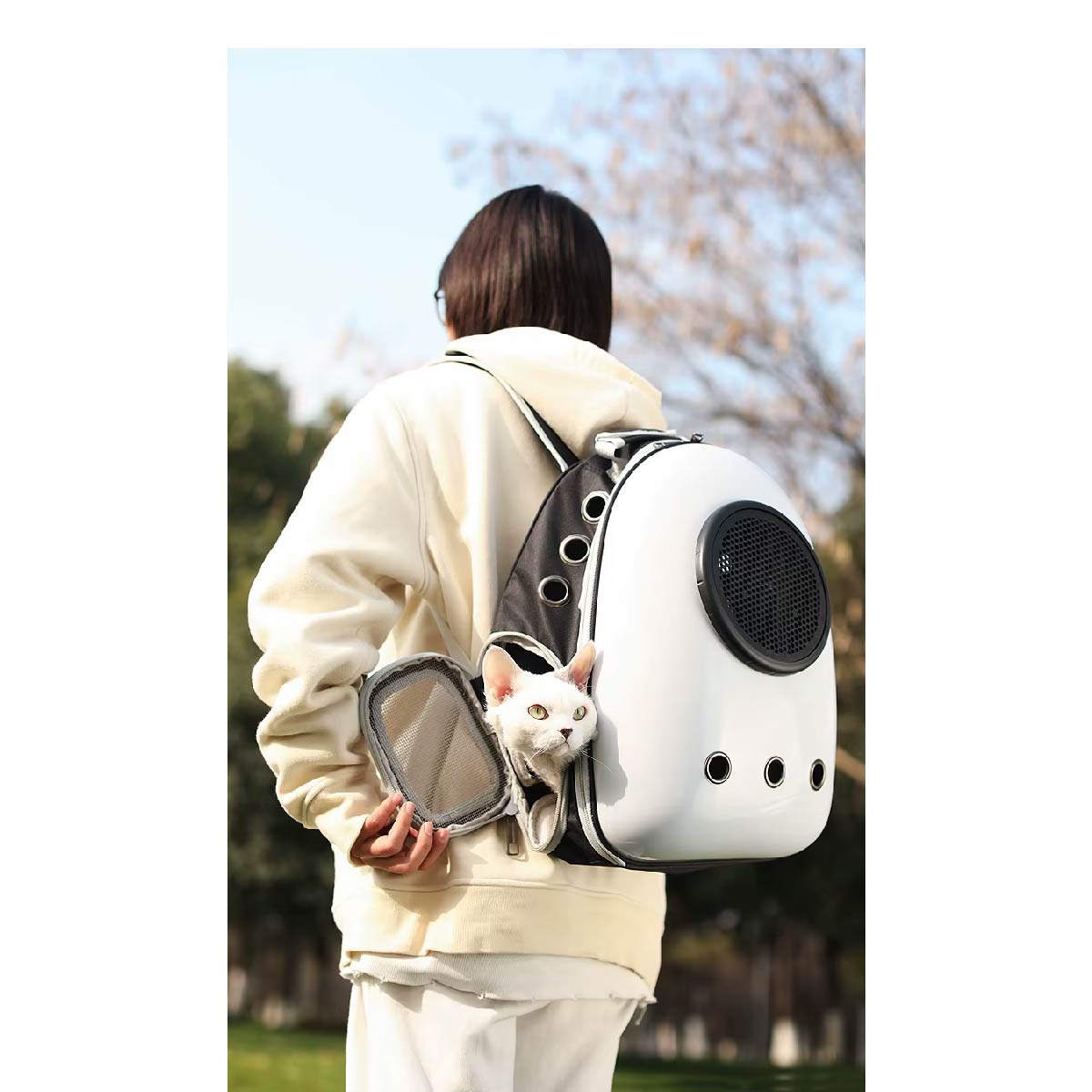 Mochila Transportadora Mascotas Perro Gato astronauta